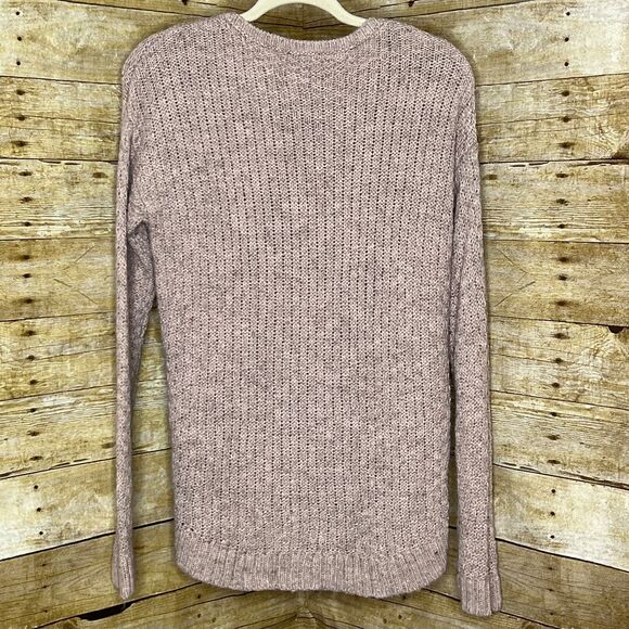 THE LIMITED CABLE KNIT NEUTRAL WOOL BLEND CASUAL EVERYDAY WEAR SWEATER SZ. SMALL - Picture 2 of 3